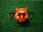Owl Eyeglass Holder Stand– Quirky Desk & Bedside Organizer for Glasses, Sung lasses & Readers – Durable, Lightweight & Unique Gift Idea