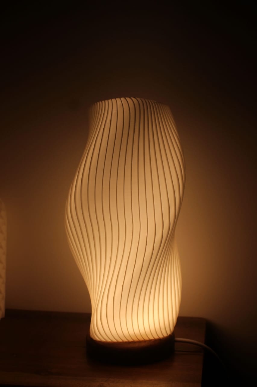 Modern Decorative Lamps – Unique Geometric & Spiral Designs – Minimalist Home & Office Décor – Durable, Lightweight & Eco-Friendly